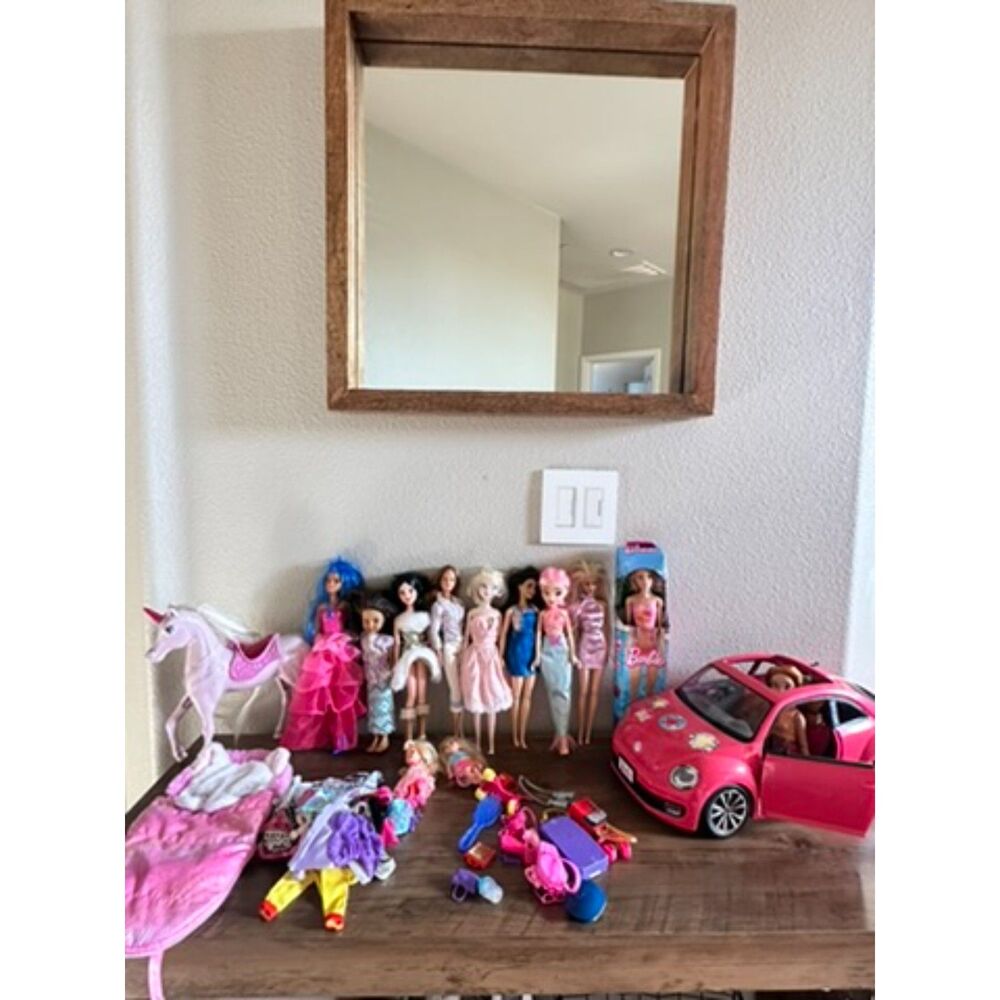 Lot of Barbie (Mixed Brands), Accessories, Convertible & Clothes